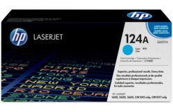 HP 124A Cyan Original LaserJet Toner Cartridge (Q6001A)